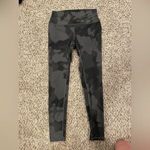 Alo Black Camouflage Leggings